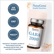 Gaba 2000 von NatuGena - Zertifizierungen
