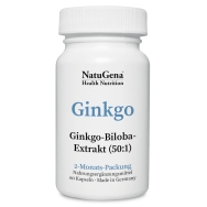 Produktabbildung: Ginkgo von NatuGena - 60 Kapseln