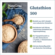 Glutathion 500 von Natugena - Produktvorteile