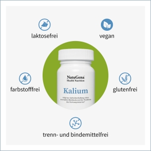 Kalium von Natugena - Produkteigenschaften