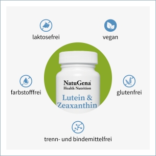 Lutein & Zeaxanthin von Natugena - Produkteigenschaften