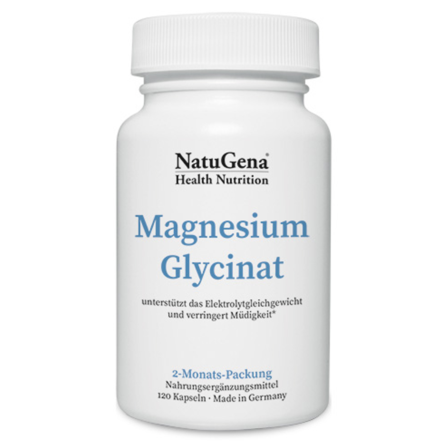 Magnesium-Glycinat von NatuGena - 120 Kapseln