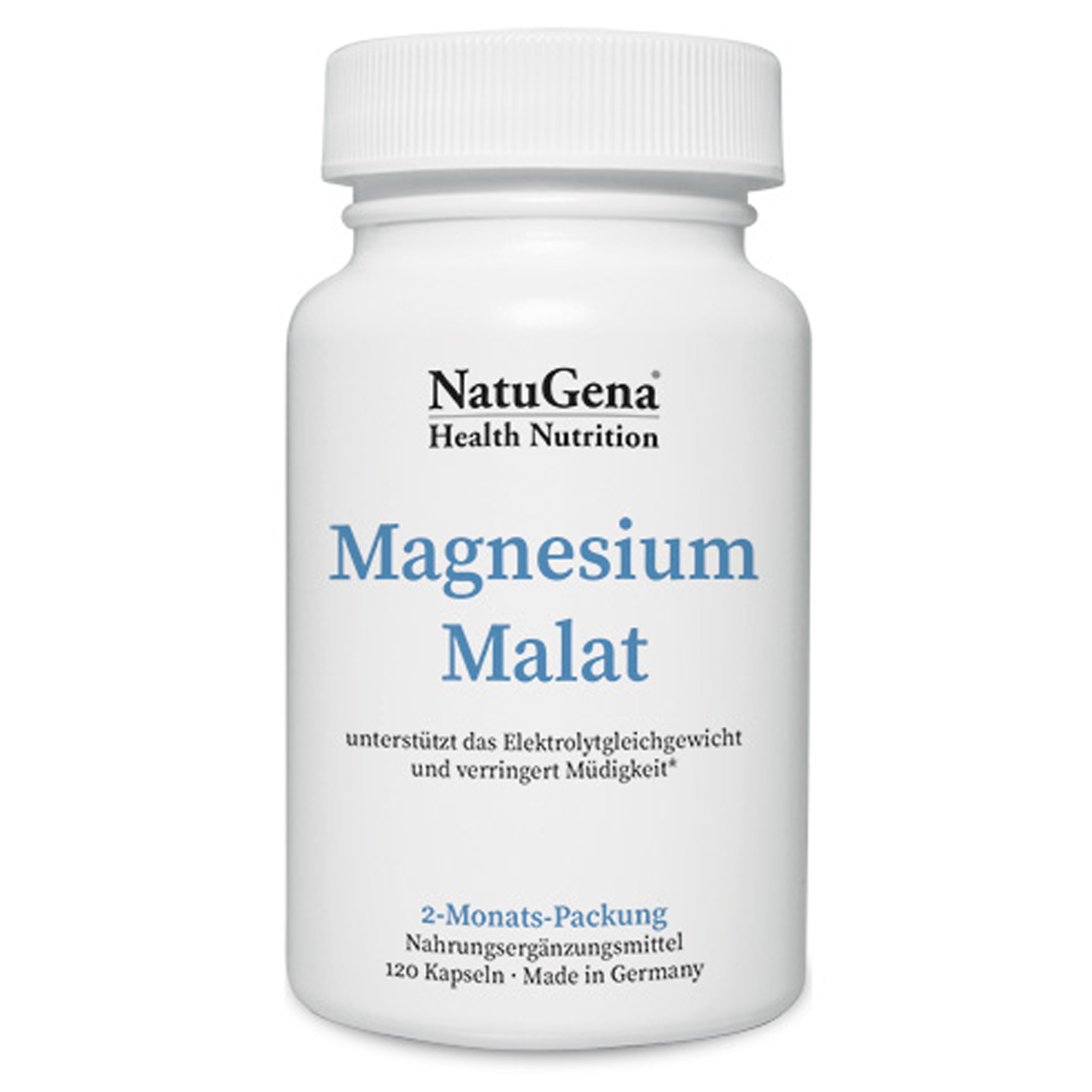 Magnesium Malat von NatuGena - 120 Kapseln