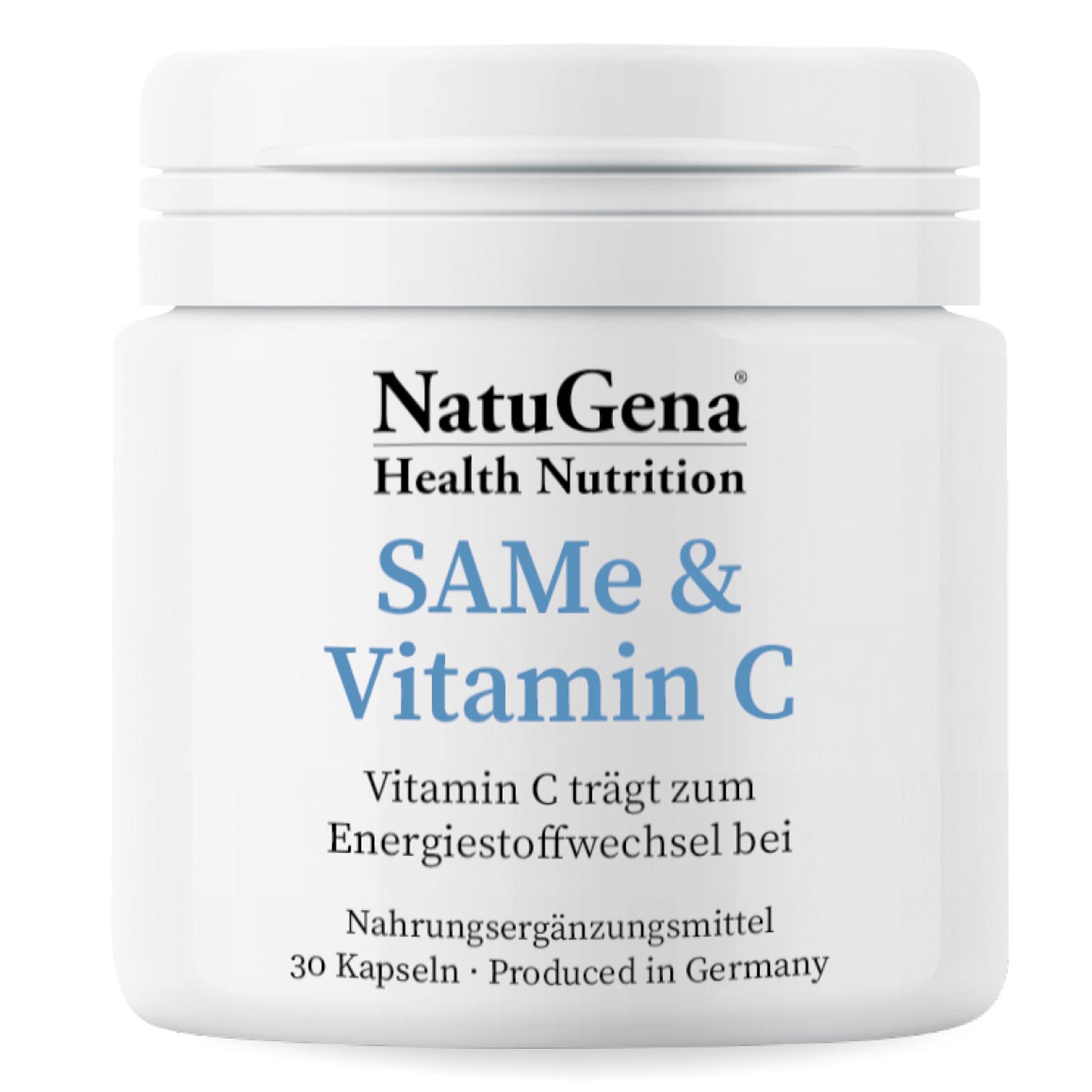 SAMe & Vitamin C von NatuGena - 30 Kapseln