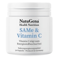Produktabbildung: SAMe & Vitamin C von NatuGena - 30 Kapseln