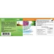 Advanced Probiotic Blend von Platinum Health - Etikett