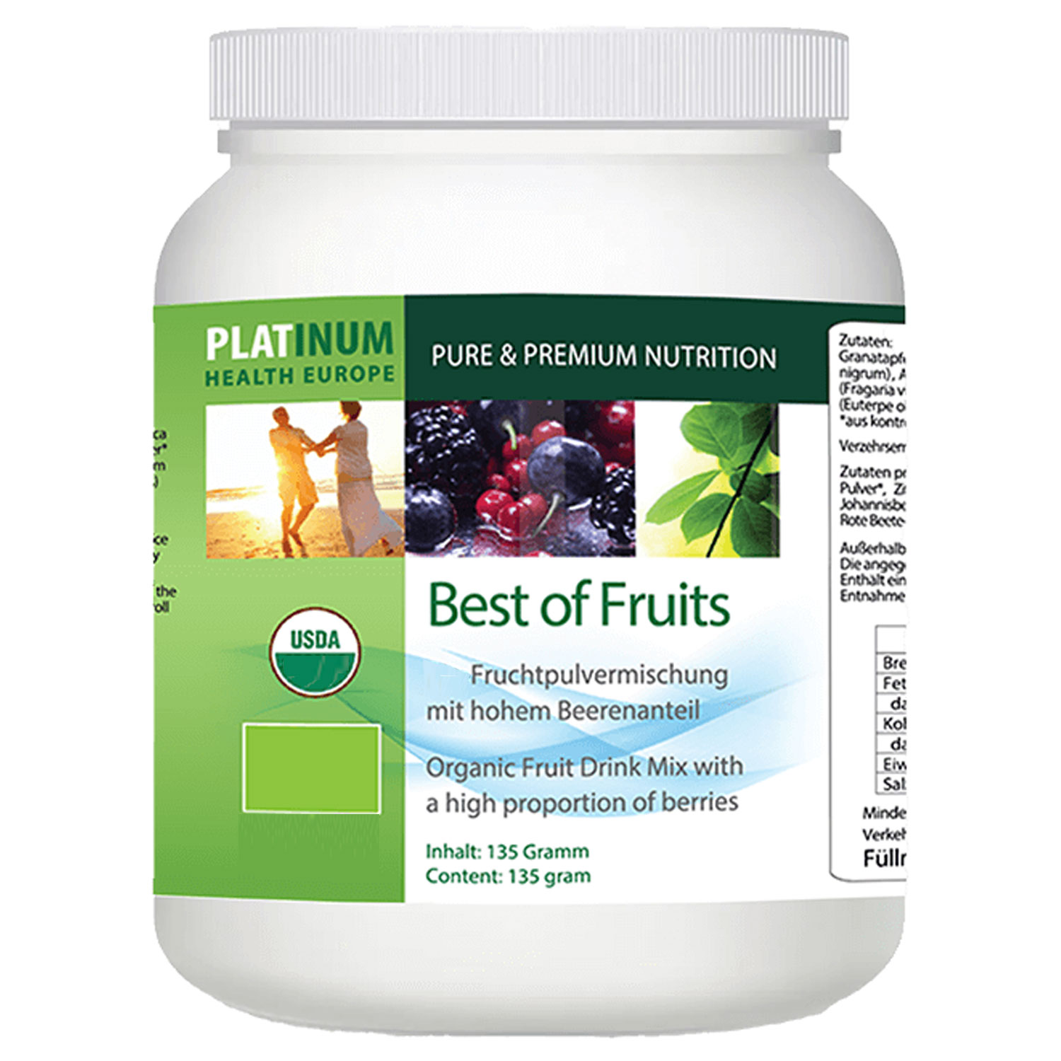Best of Fruits von Platinum Health -  135 g