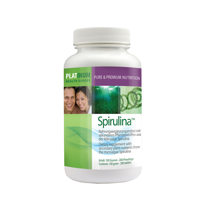 Spirulina 200 Tabletten von Platinum Health