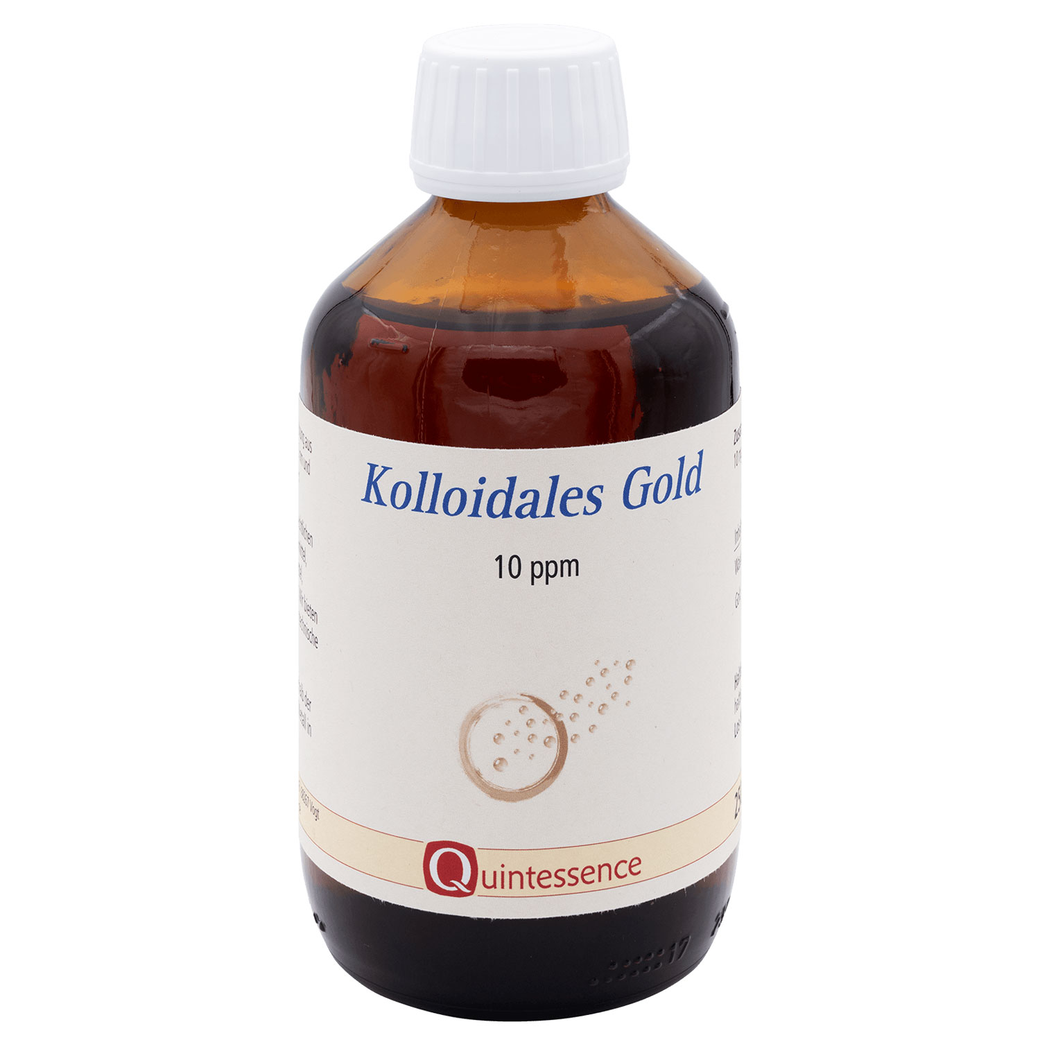 Kolloidales Gold 10 ppm, 250 ml von Quintessence - 250 ml