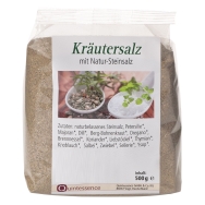 Produktabbildung: Kräutersalz, fein, 500 g von Quintessence Naturprodukte