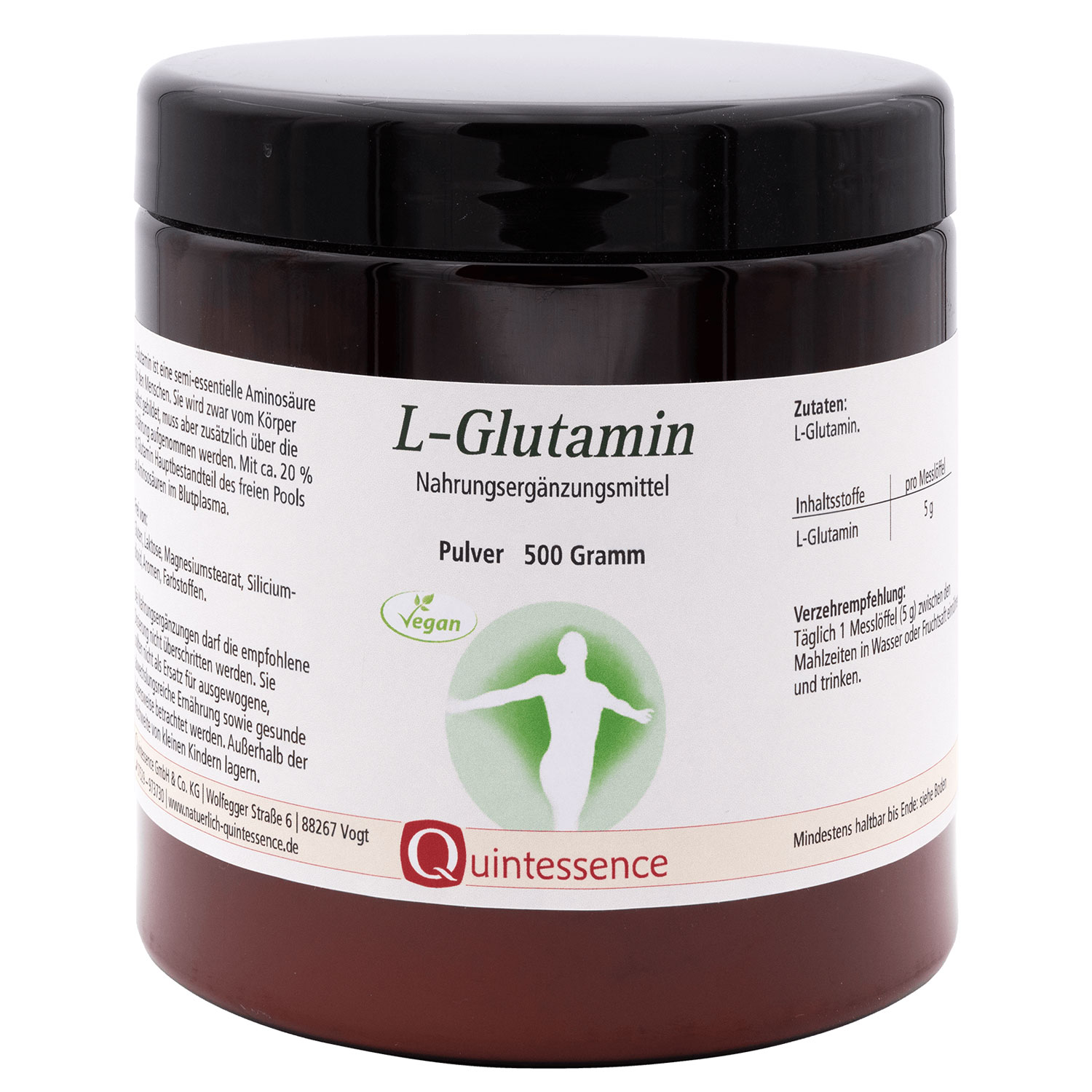 L-Glutamin Pulver von Quintessence - 500 g