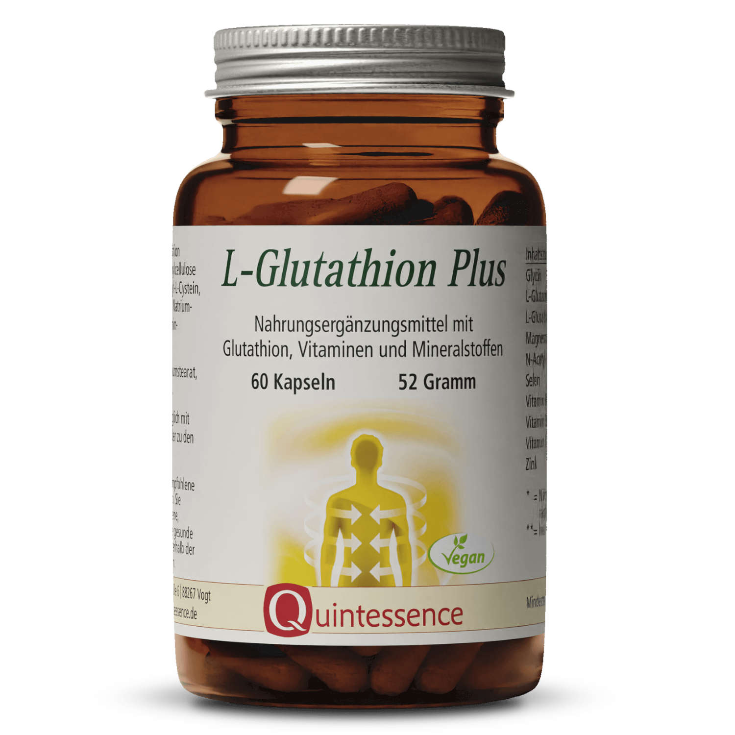 L-Glutathion Plus von Quintessence - 60 Kapseln