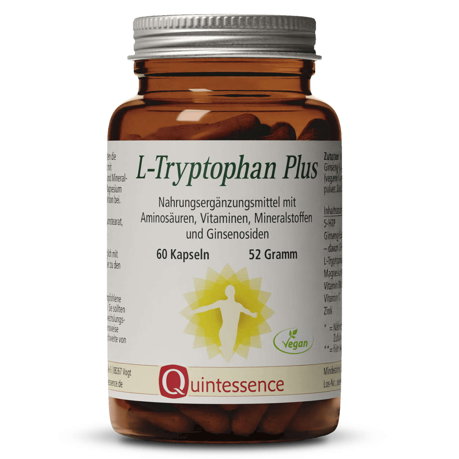 L-Tryptophan Plus von Quintessence Naturprodukte - 60 Kapseln