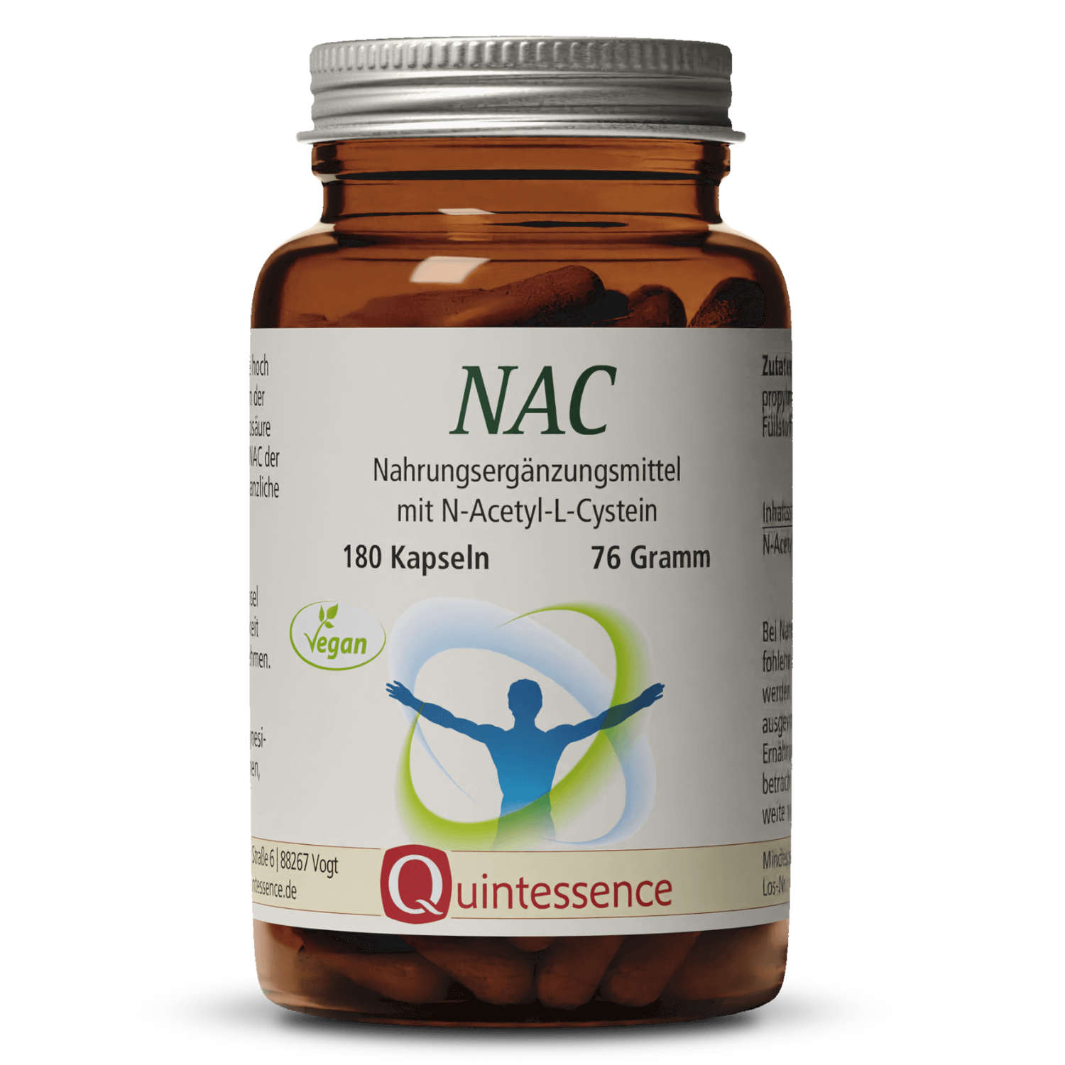 NAC N-Acetyl-L-Cystein von Quintessence - 180 Kapseln