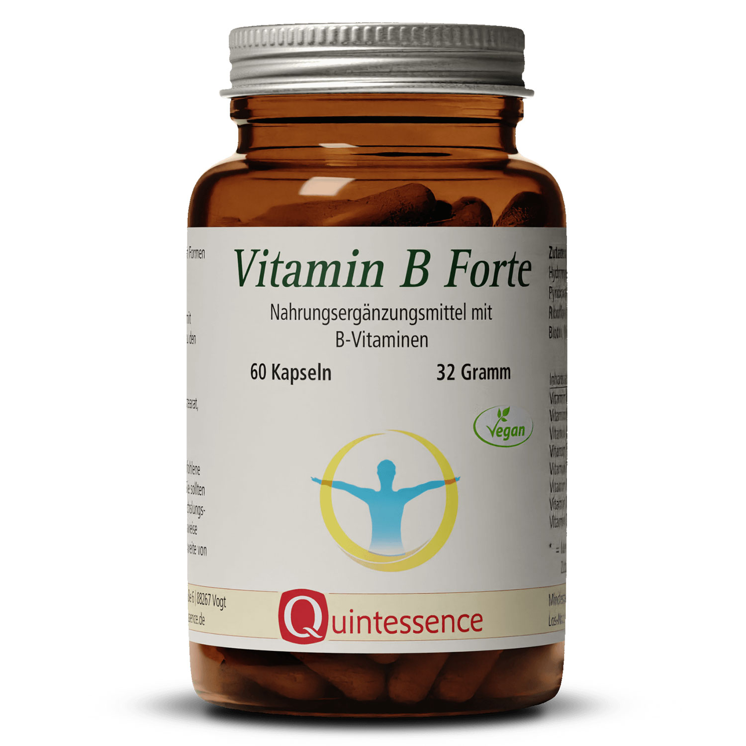 Vitamin B Forte von Quintessence Naturprodukte - 60 Kapseln