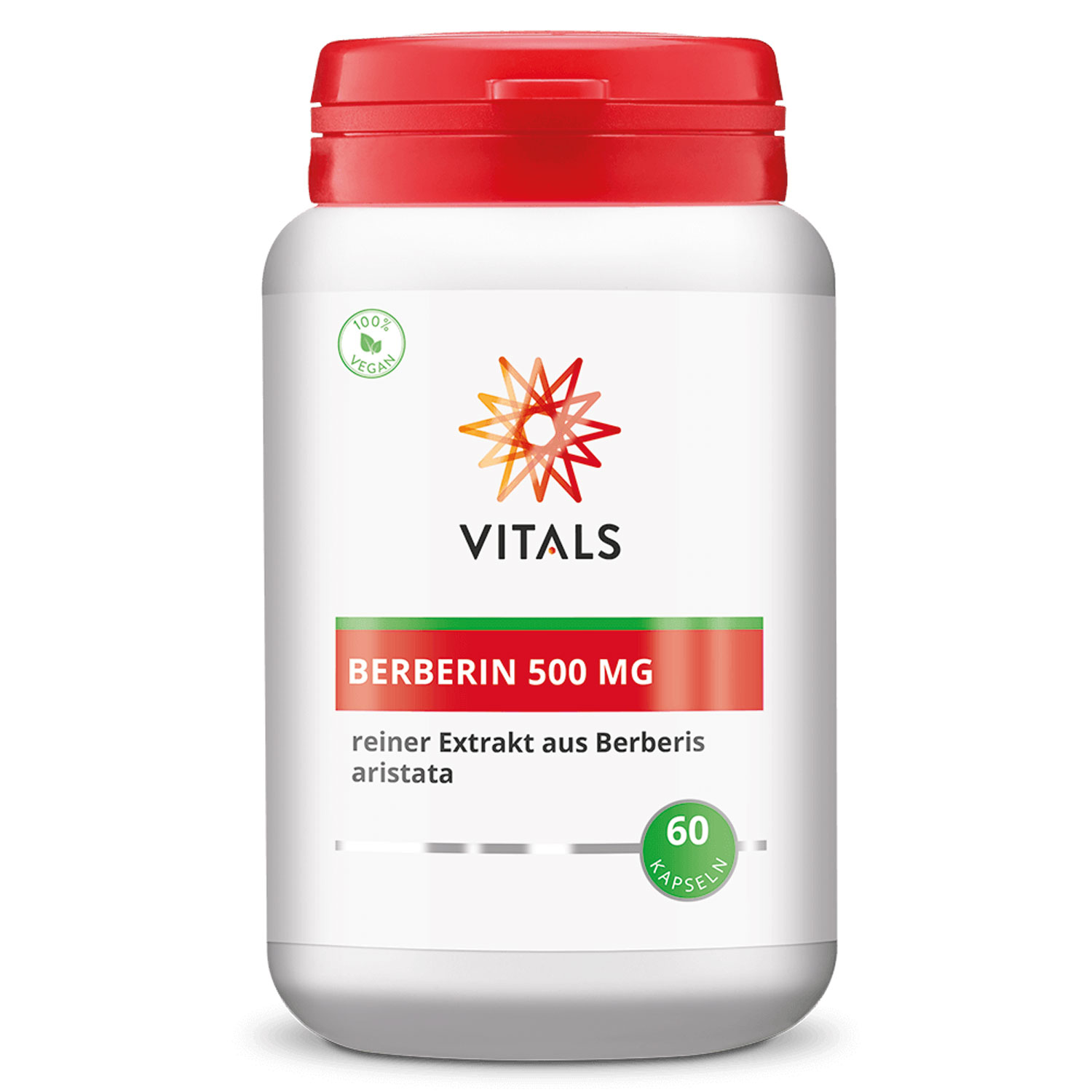 Berberin 500 mg von Vitals - 60 Kapseln