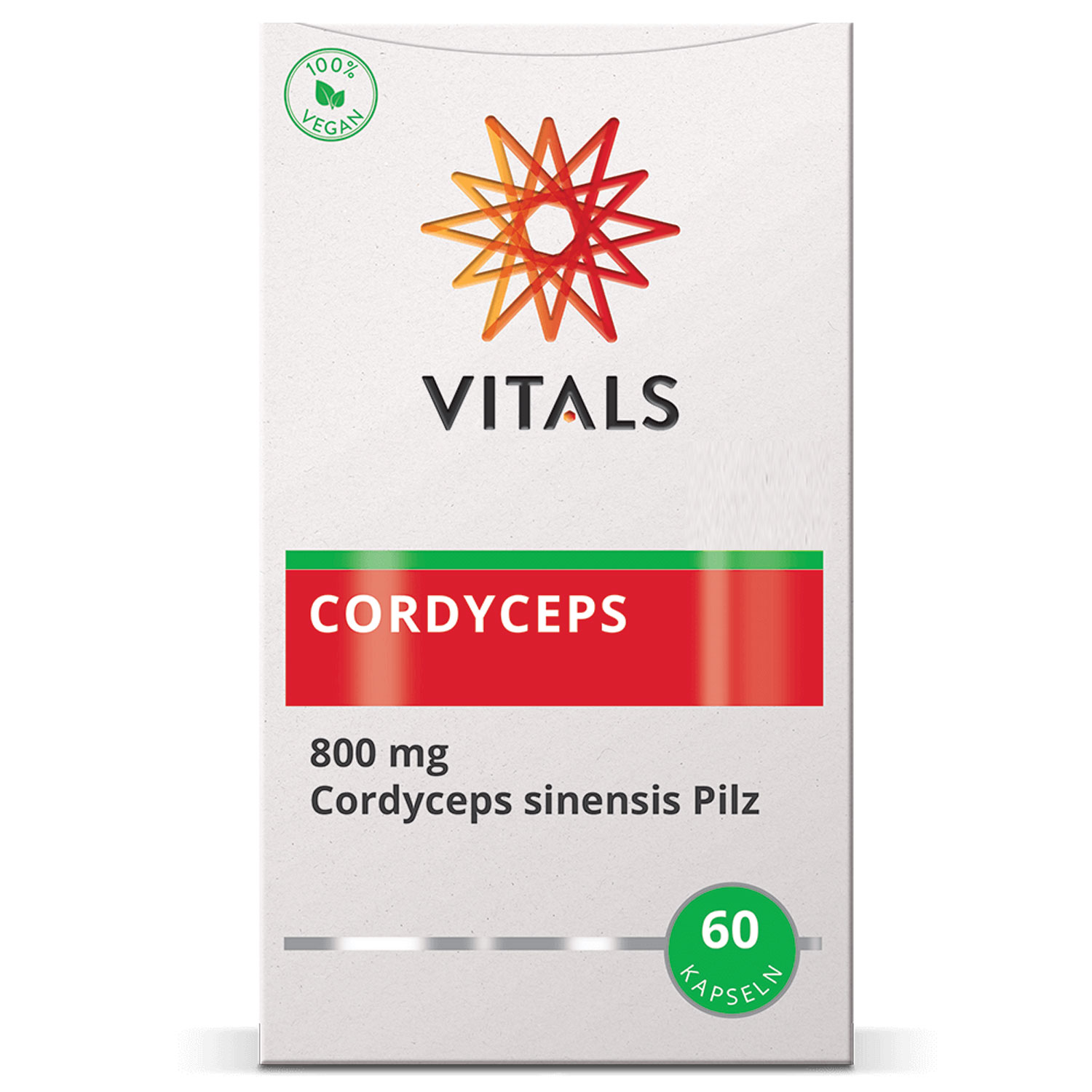 Cordyceps von Vitals - Verpackung