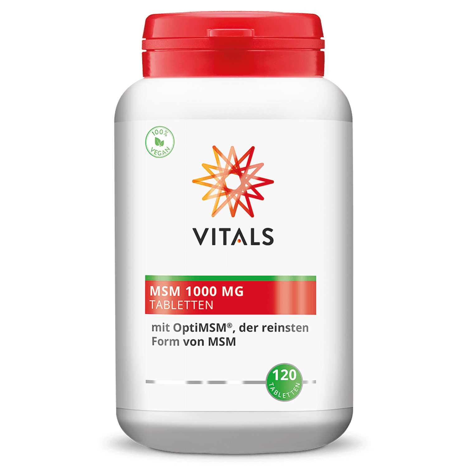 MSM 1000 mg von Vitals - 120 Tabletten