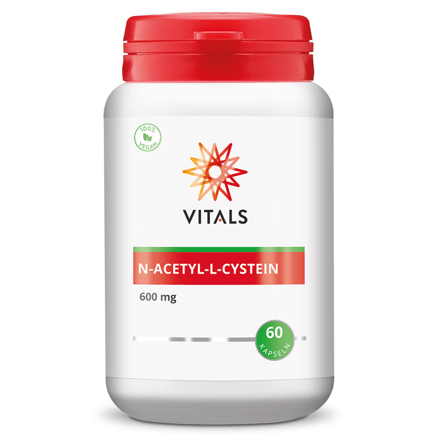 N-Acetyl-L-Cystein von Vitals - 60 Kapseln