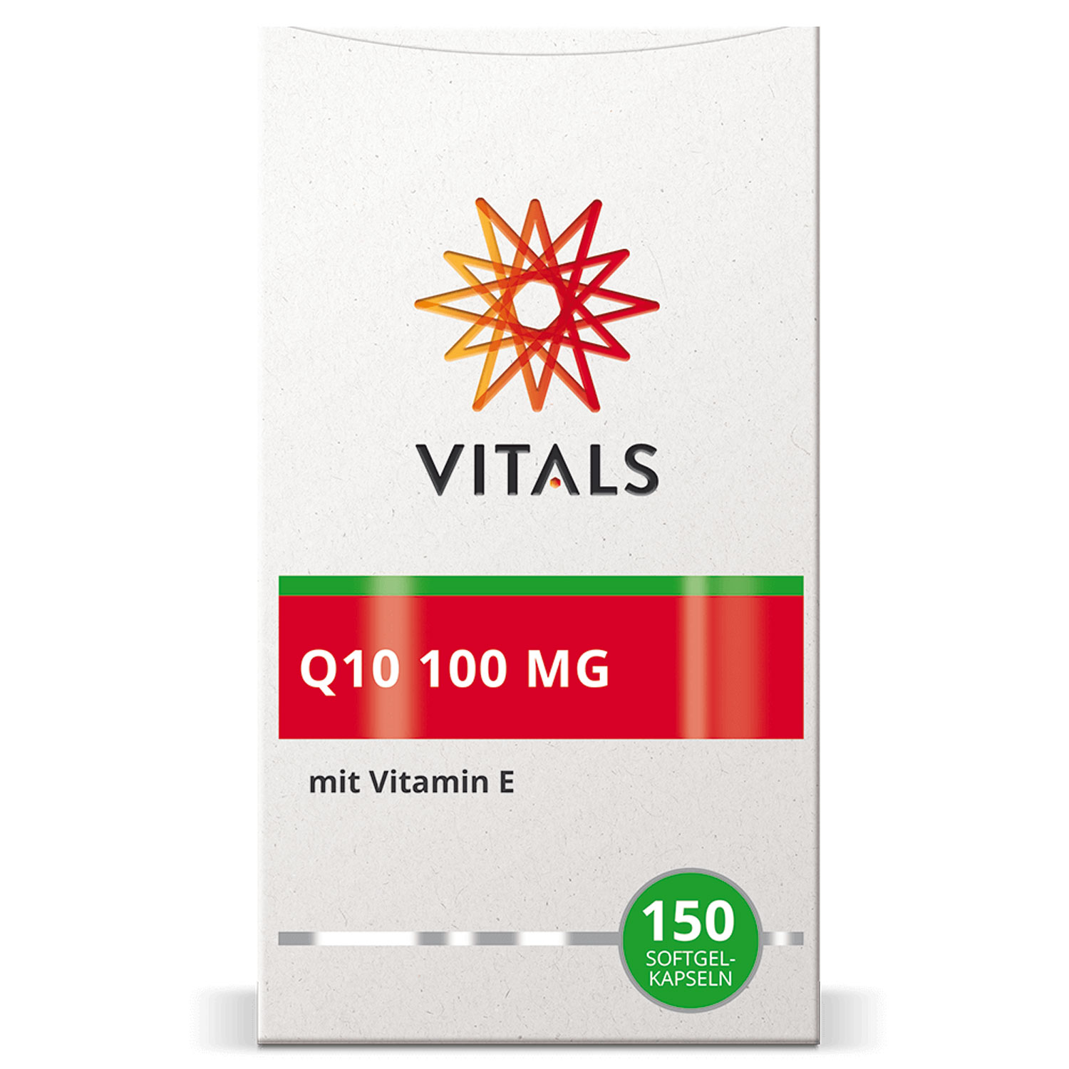 Q10 100 mg von Vitals - Verpackung