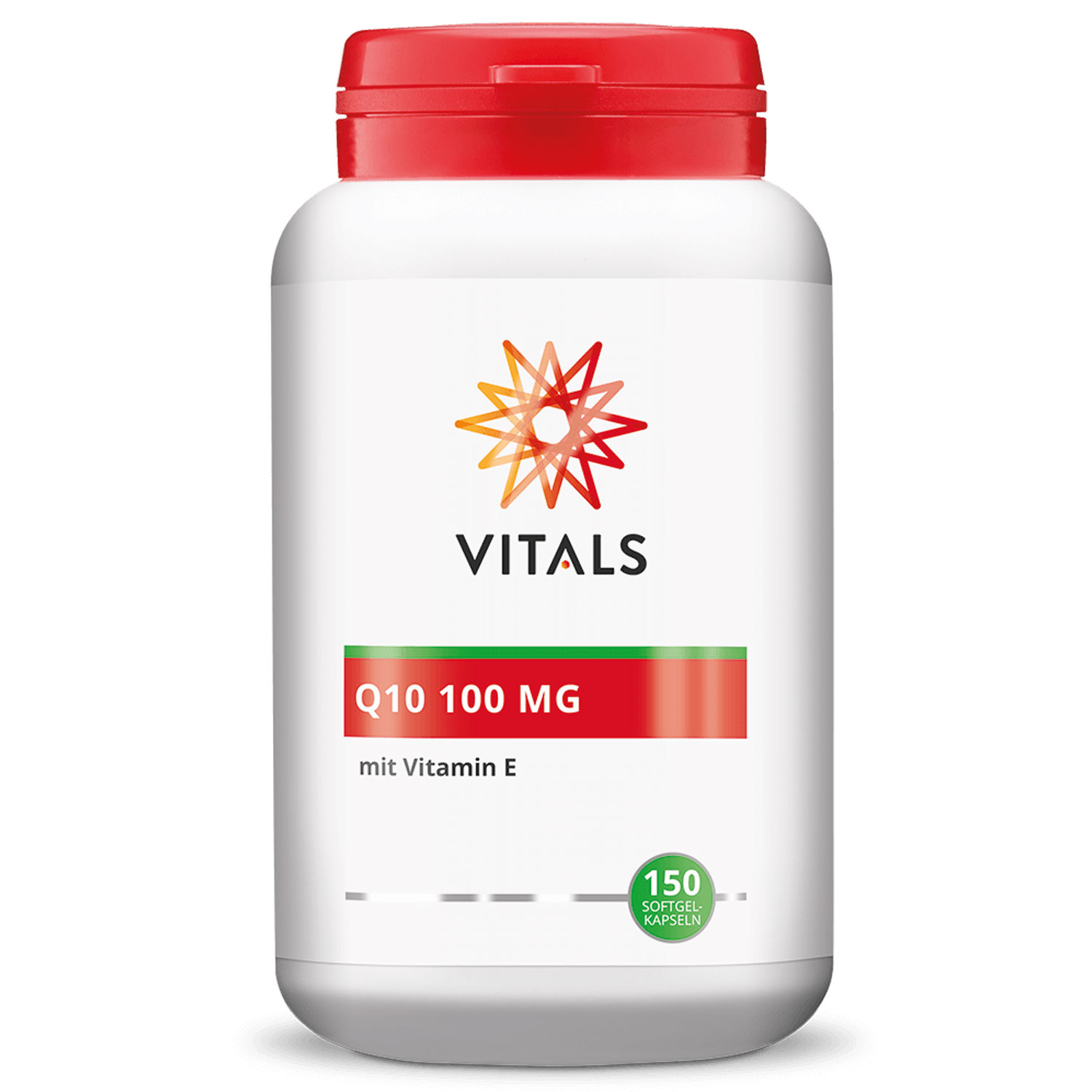 Q10 100 mg von Vitals - 150 Softgel-Kapseln