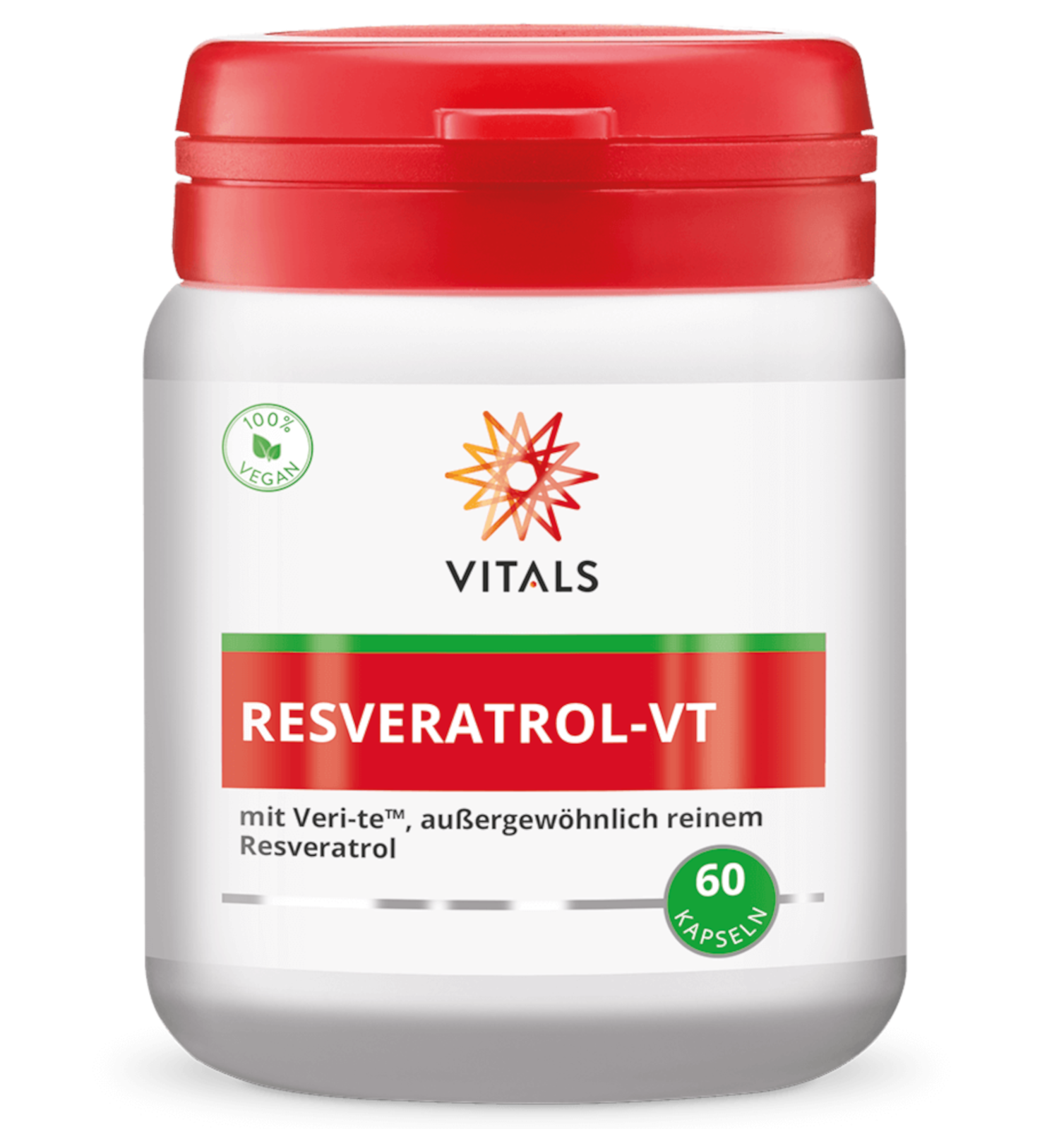 Resveratrol-VT von Vitals - 60 Kapseln