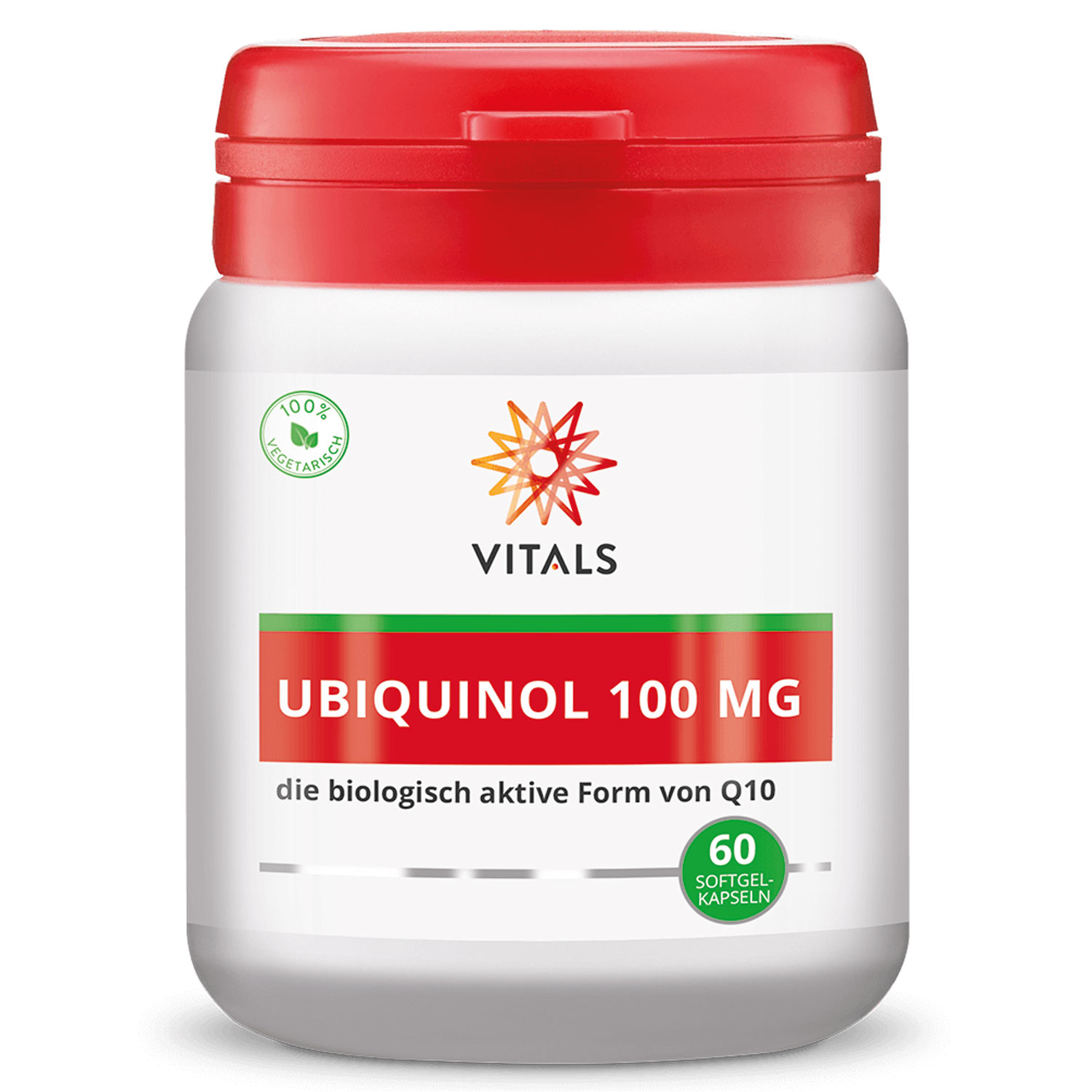 Ubiquinol von VItals - 60 Softgelkapseln à 100 mg