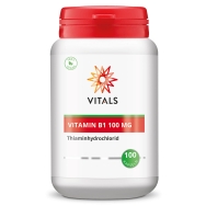 Produktabbildung: Vitamin B1 100 mg von Vitals - 100 Kapseln