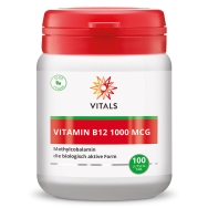 Produktabbildung: Vitamin B12 1000 mcg von Vitals - 100 Lutschtabletten
