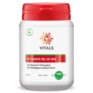 Produktabbildung: Vitamin B6 20 mg von Vitals - 100 Kapseln
