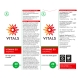 Vitamin D3 Tropfen von Vitals - Etikett