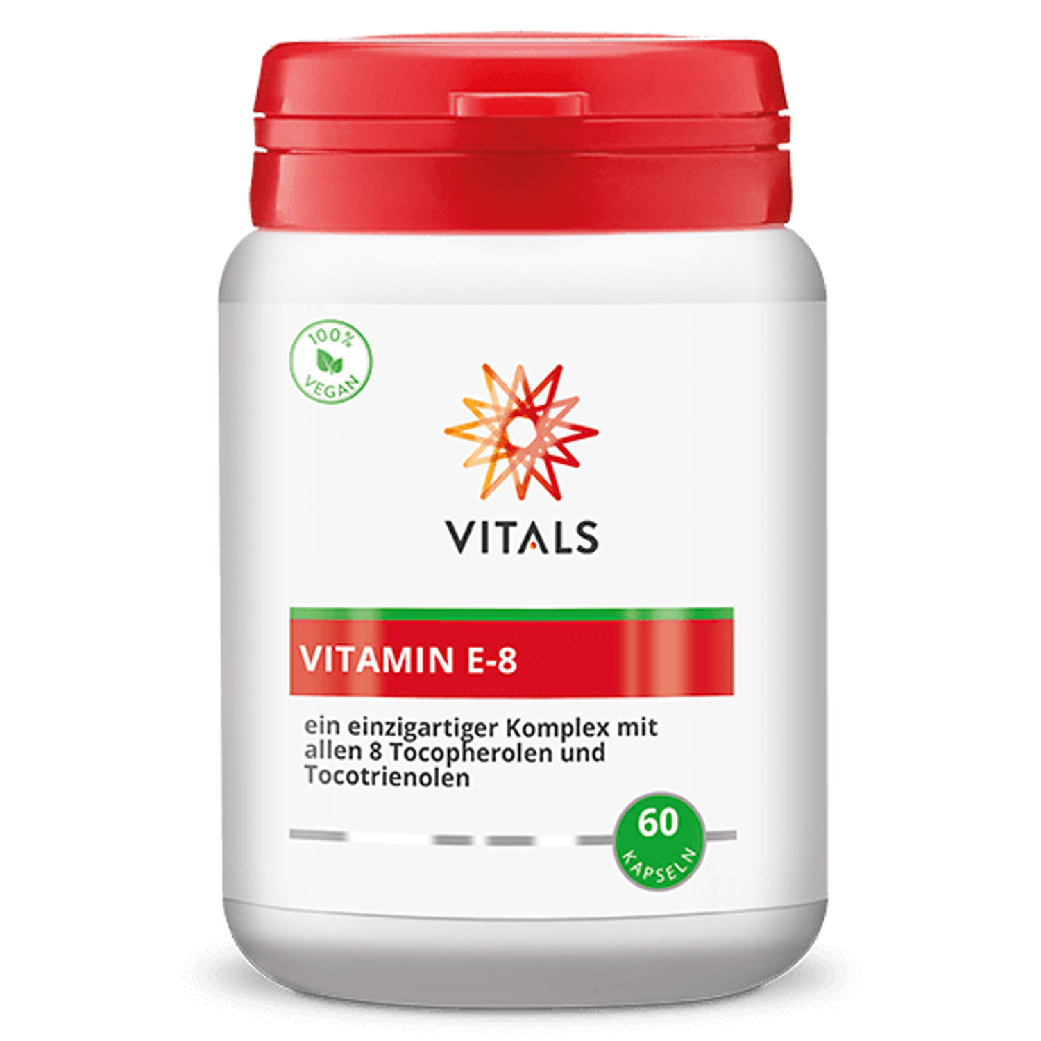 Vitamin E-8 von Vitals - 60 Kapseln