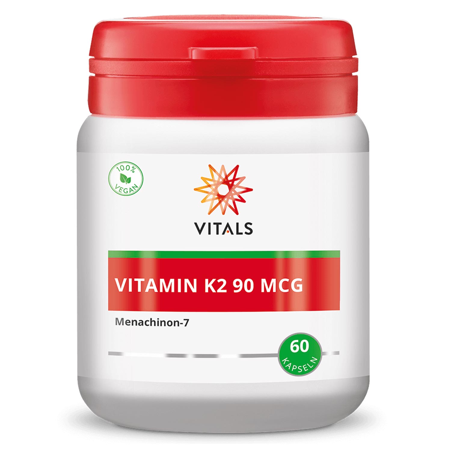 Vitamin K2 90 mcg 60 KPS von Vitals