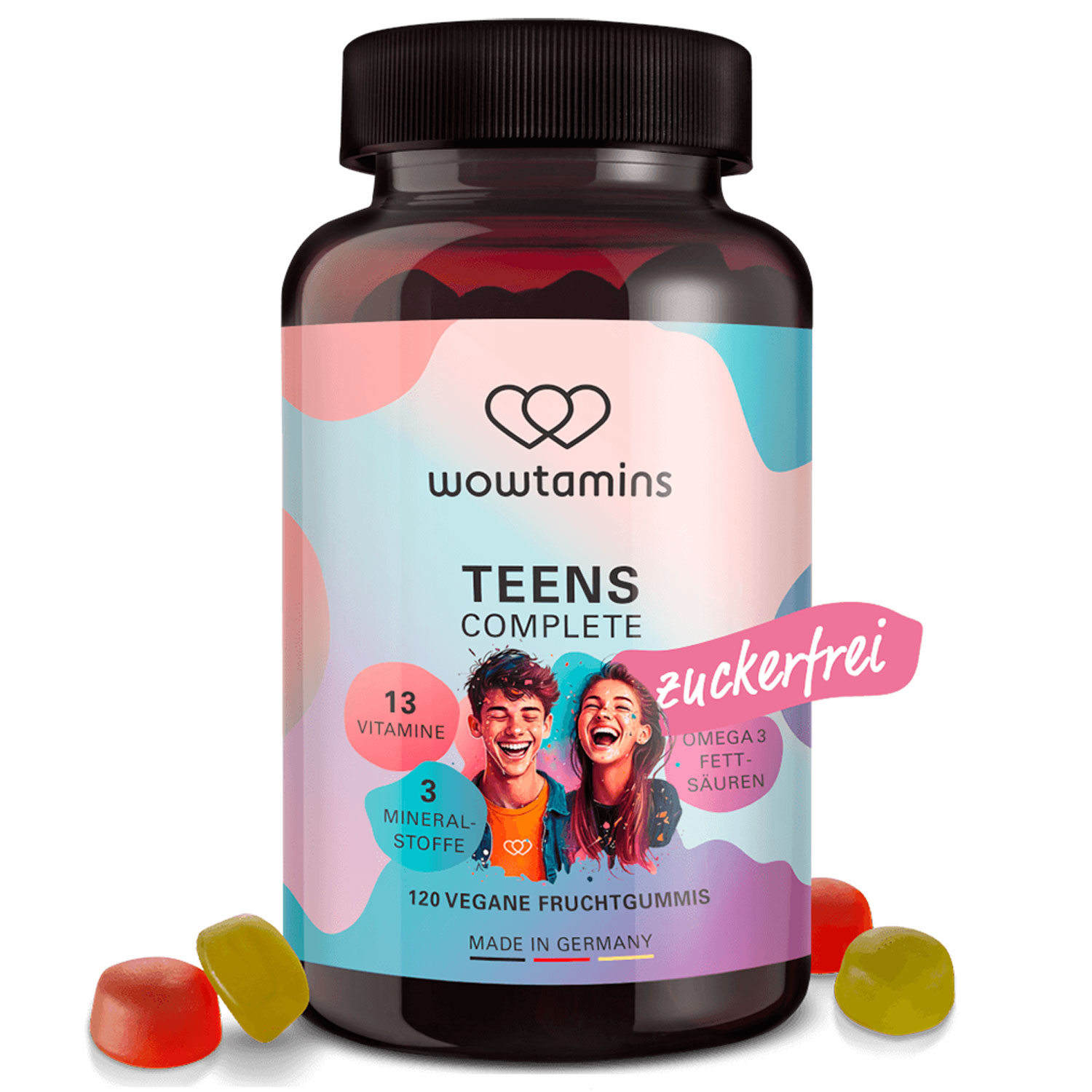 wowtamins TEENS Complete - 120 Fruchtgummis